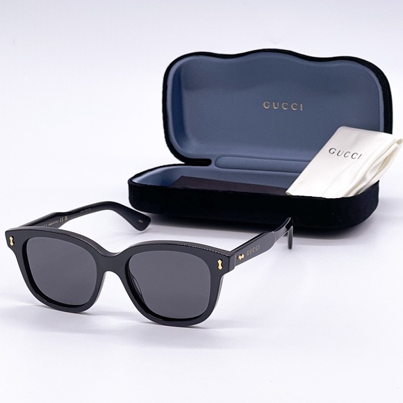 NEW GUCCI GG1264S 001 UNISEX BLACK GUCCI SUNGLASSES - Picture 2 of 10
